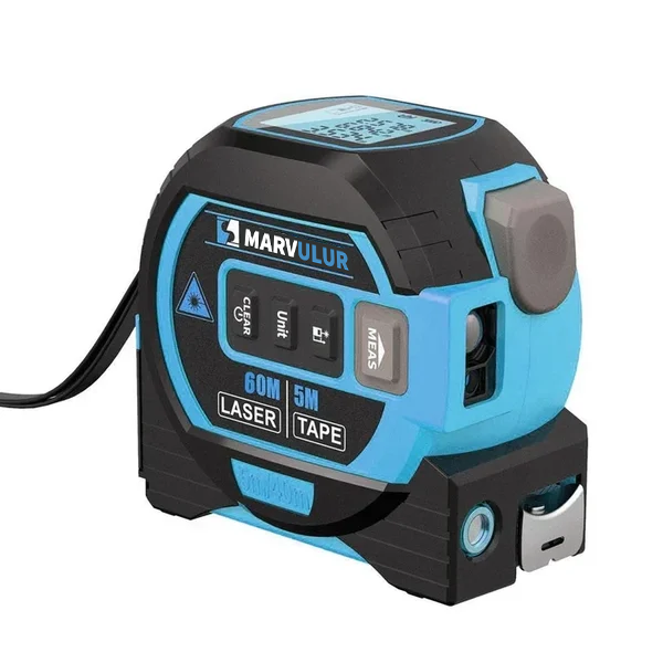 (Early July 4th Sale While Supplies Last NOW-50% OFF) Powerful 3-In-1 Laser Tape Measure Laser Rangefinder Flashlight Laser Level 