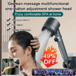 (Early July 4th Sale While Supplies Last NOW-50% OFF) Powerful Massage Shower Head With Versatile One-button Adjustment 