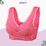 EllieLift - LAST DAY 70% OFF – Comfy Corset Bra Front Cross Side Buckle Lace Bras