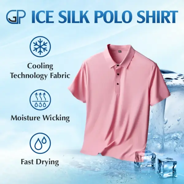 Gennelman Polo - Men Ice Silk Classic Polo