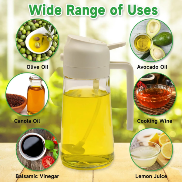 GlassEase™ 2 in 1 Oil Dispenser