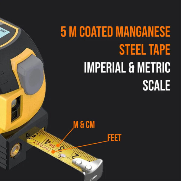 HomeMasterTools 3 in 1 Infrared Laser Tape Measuring Instrument