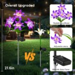 HOT SALE 70%OFF - Solar-Powered Blooming Lily Flowers Light