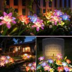 HOT SALE 70%OFF - Solar-Powered Blooming Lily Flowers Light