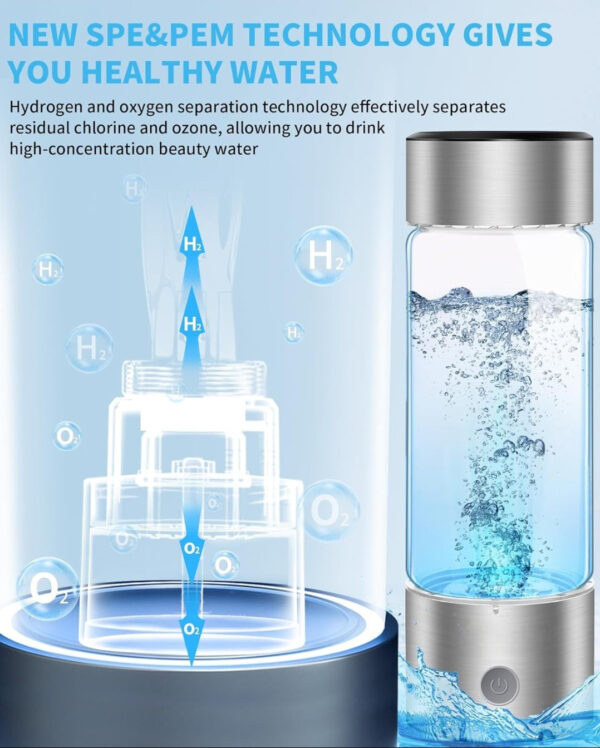 HydroBoost Ionizer Cup: Purest Hydration Water Bottle