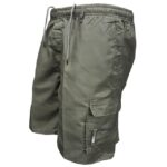 Jerrycherries Men's Zipper Pockets Hiking Athletic Running Shorts