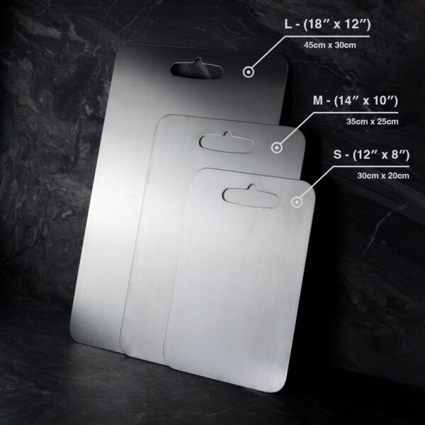 KiraCut - 100% Pure Titanium Cutting Board