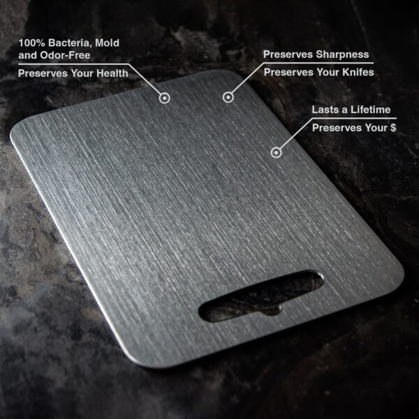 KiraCut - 100% Pure Titanium Cutting Board