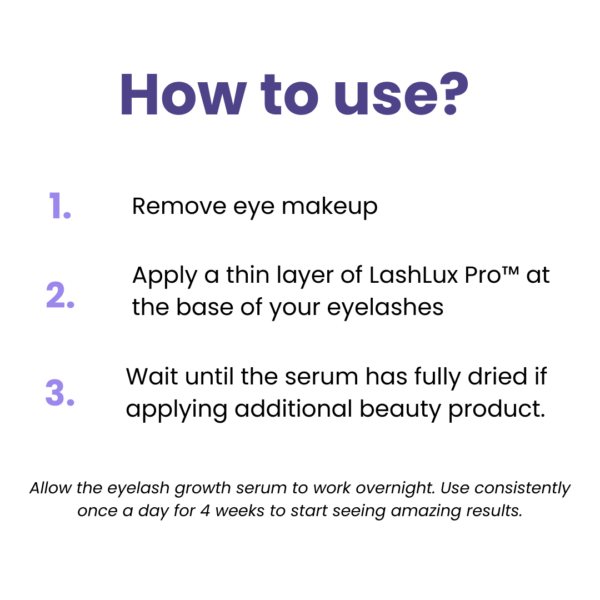 LashLux Pro Eyelash Growth Serum (Last Day 1+1 FREE)