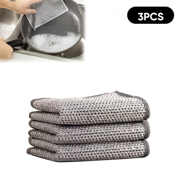 LAST DAY 70% OFF - Multifunctional Non-scratch Wire Dishcloth