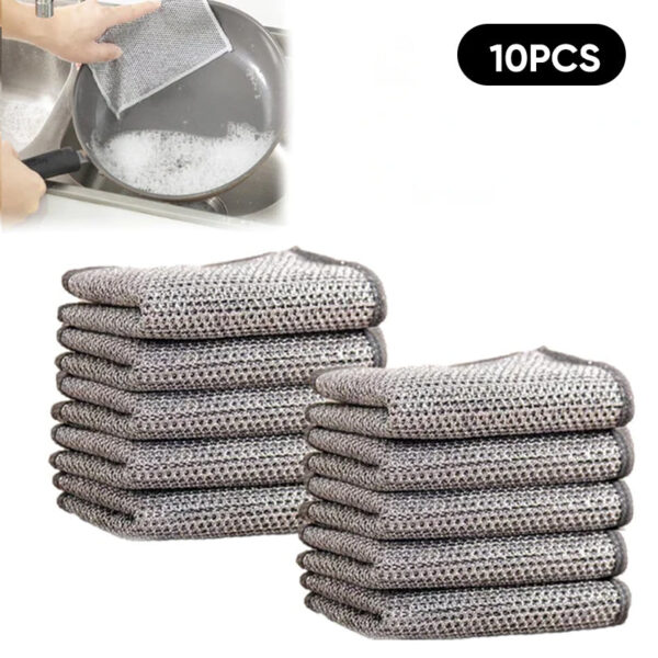 LAST DAY 70% OFF - Multifunctional Non-scratch Wire Dishcloth