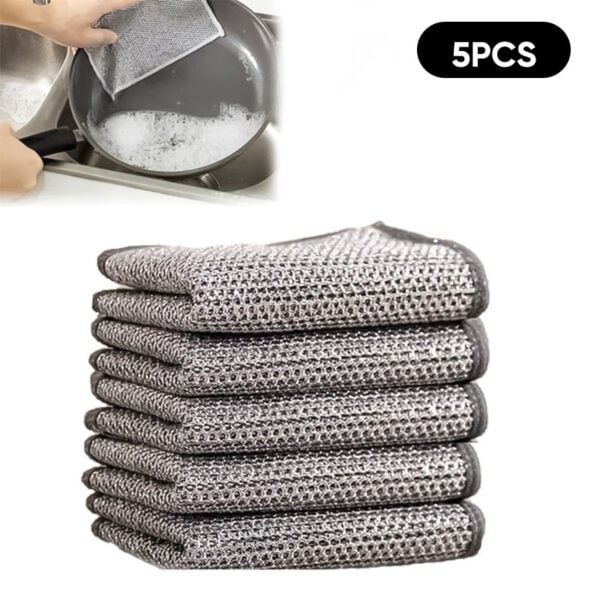 LAST DAY 70% OFF - Multifunctional Non-scratch Wire Dishcloth