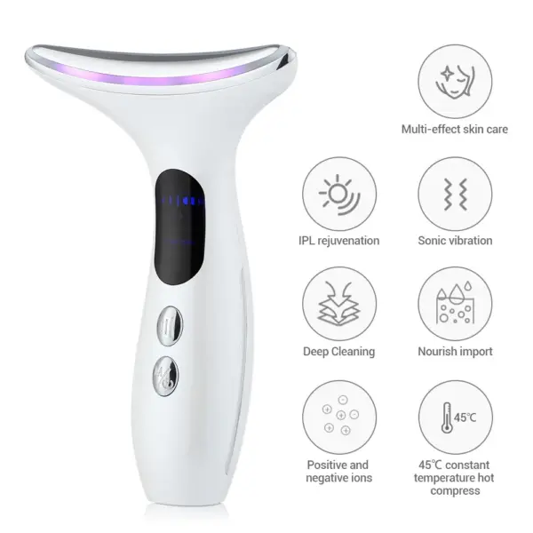 LED Photon Neck Beauty Device