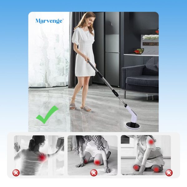 MARVENGE Electric Spin Scrubber