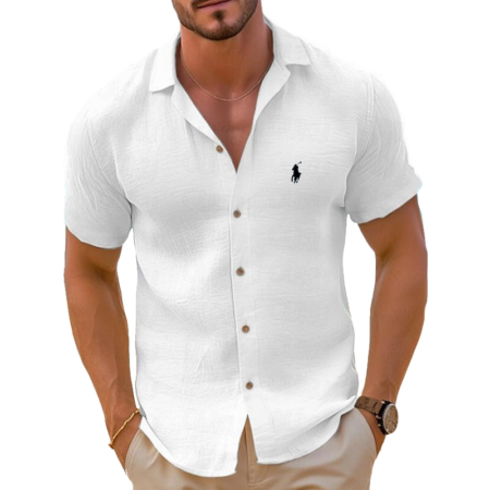 Men's Cotton And Linen Comfortable Shirt