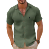 Men's Cotton And Linen Comfortable Shirt