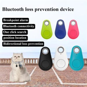 Mini Fashion Smart Dog Pets Bluetooth 4.0 GPS Tracker Anti Lost Alarm Tag Wireless