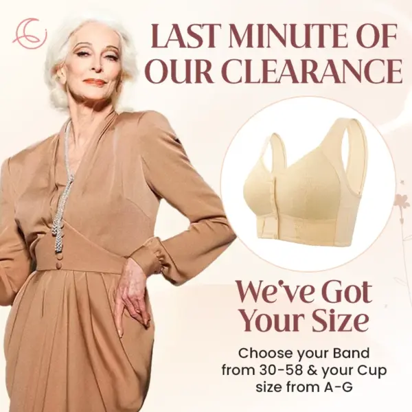 Moona Bra - LAST DAY SALE 80% OFF - Front Closure Breathable Bra for Seniors