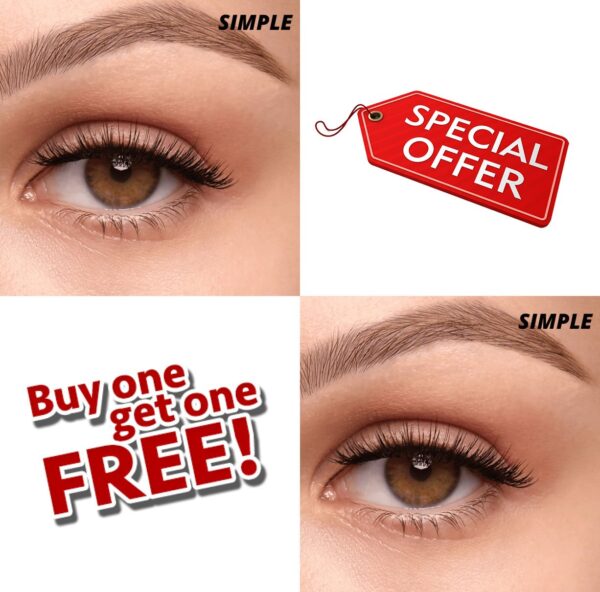 MoxieChic Premium Magnetic Eyelashes | Easy, Quick, Safe! - Buy 1 Get 1 Free