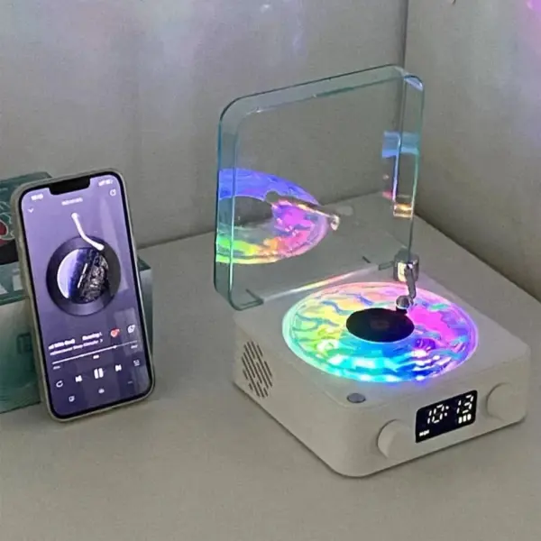 Ocean Waves Speaker Lamp with RGB Lighting