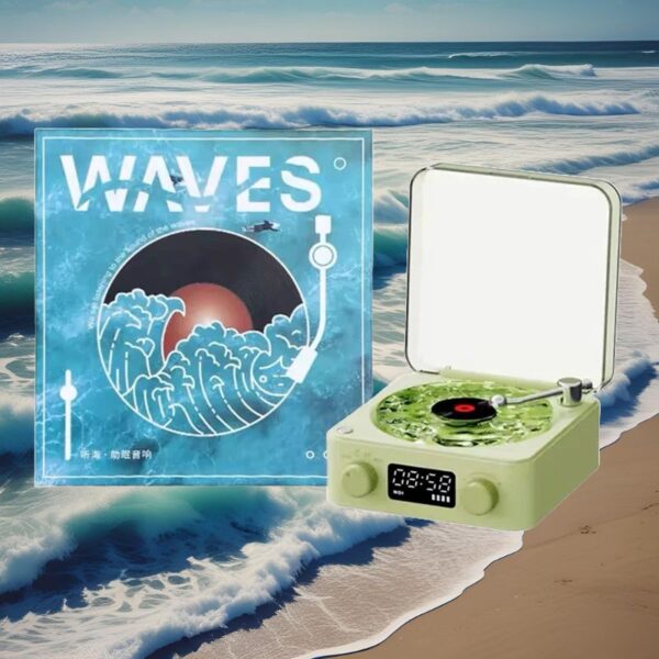 Ocean Waves Speaker Lamp with RGB Lighting