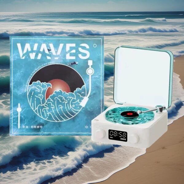 Ocean Waves Speaker Lamp with RGB Lighting