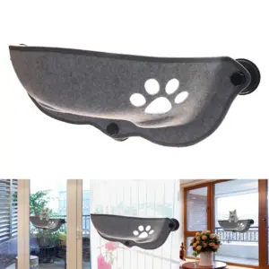 Purrfect Perch –  Deluxe Cat Window Hammock