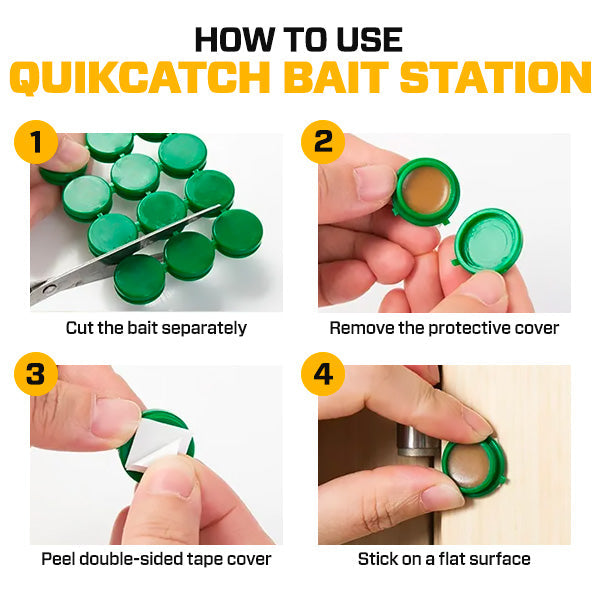 QuikCatch Killer RoachAce Bait Station