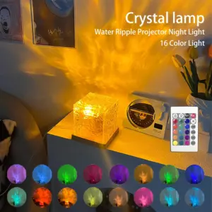 Rotating Water Ripple Projector Light