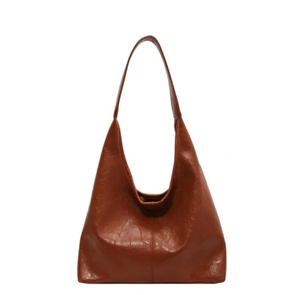 SCARLETT DISTRESSED LEATHER TOTE