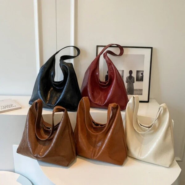 SCARLETT DISTRESSED LEATHER TOTE