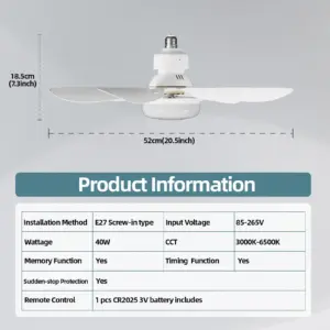 SmartControl Ceiling Fan Light