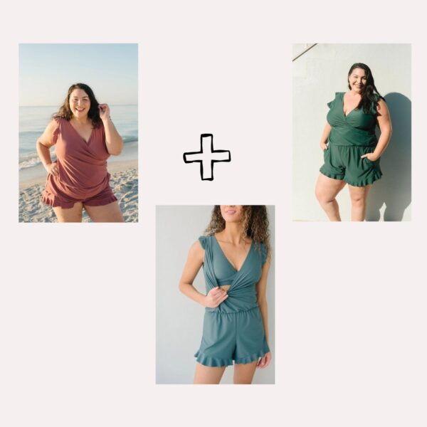 Stellwise - LAST DAY 49% OFF - Built in bra and Leggings Swim Romper