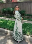 STERLASI BOTANICAL ELEGANCE MAXI DRESS