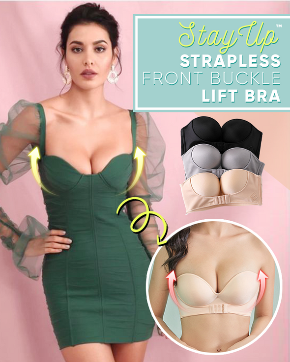 Strapless Front Buckle Lift Bra