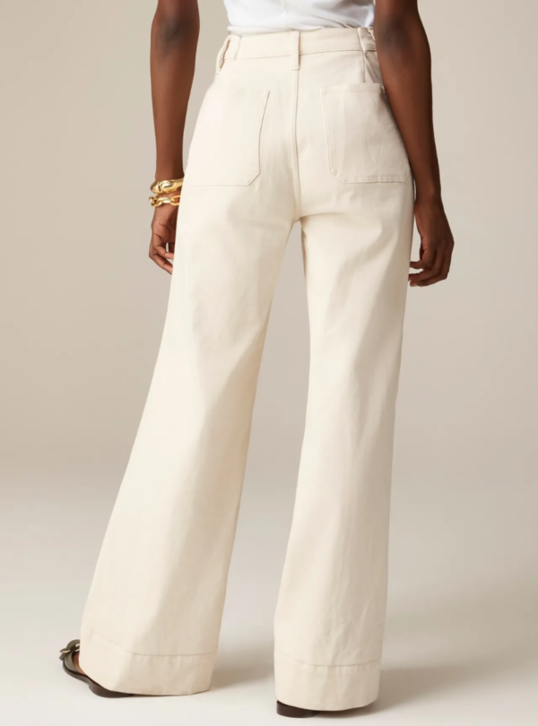 Tummy Control Sailor Wide Leg Trouser