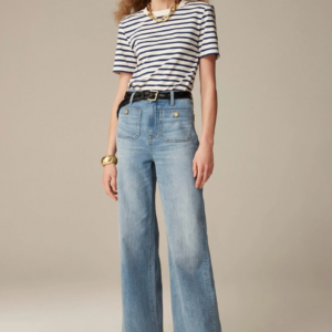 Tummy Control Sailor Wide Leg Trouser