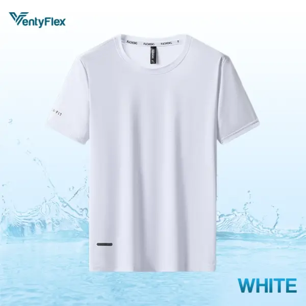 VentyFlex - Last Day 70% OFF - Ice Silk Stretchy Breathable Mesh T-Shirt