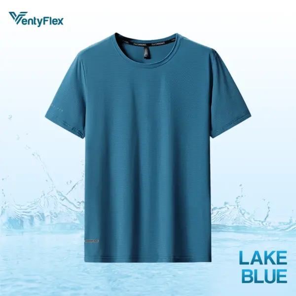 VentyFlex - Last Day 70% OFF - Ice Silk Stretchy Breathable Mesh T-Shirt