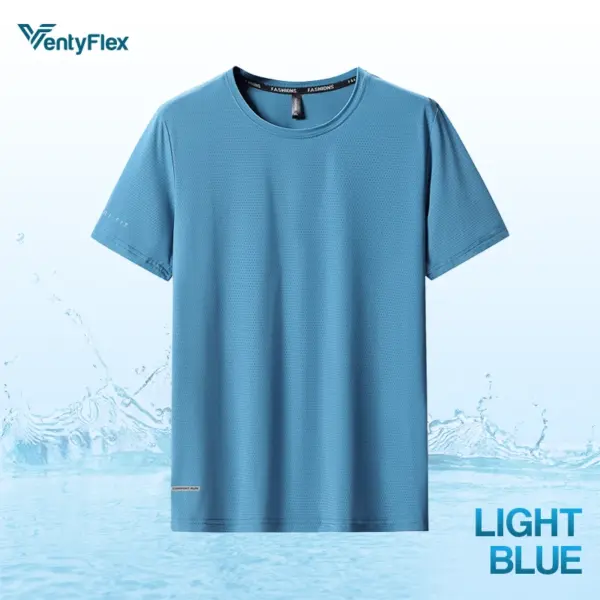 VentyFlex - Last Day 70% OFF - Ice Silk Stretchy Breathable Mesh T-Shirt