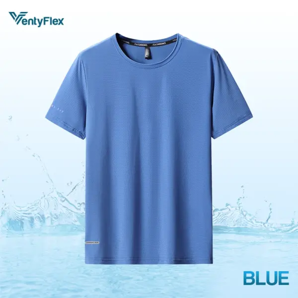 VentyFlex - Last Day 70% OFF - Ice Silk Stretchy Breathable Mesh T-Shirt