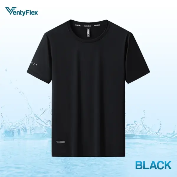 VentyFlex - Last Day 70% OFF - Ice Silk Stretchy Breathable Mesh T-Shirt