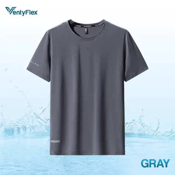 VentyFlex - Last Day 70% OFF - Ice Silk Stretchy Breathable Mesh T-Shirt