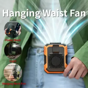 Wearable Personal Fan Portable Mini Waist Fan