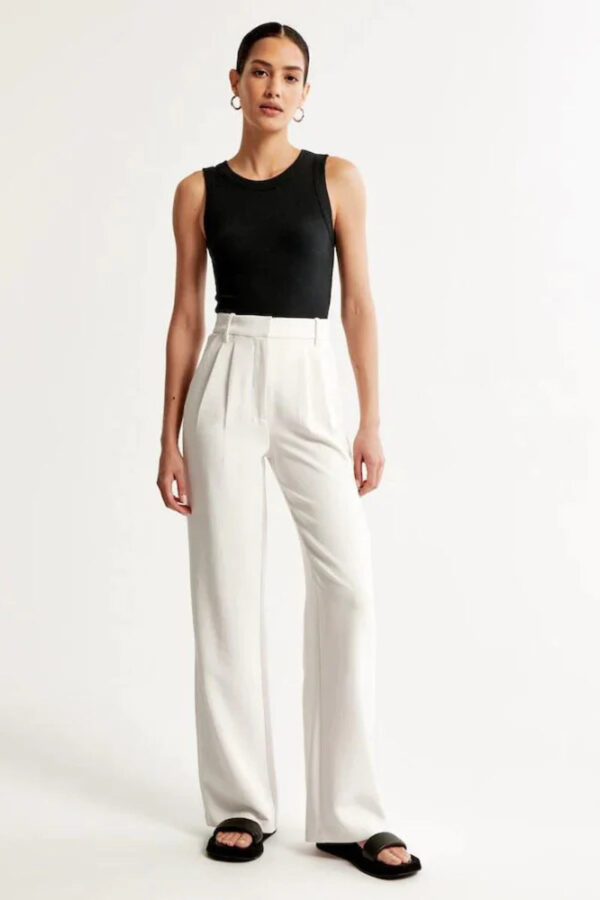 Wide Leg Tailored Pants