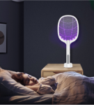 2-in-1 Electric Swatter & Night Mosquito Killing Lamp