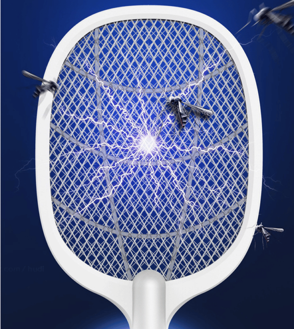 2-in-1 Electric Swatter & Night Mosquito Killing Lamp