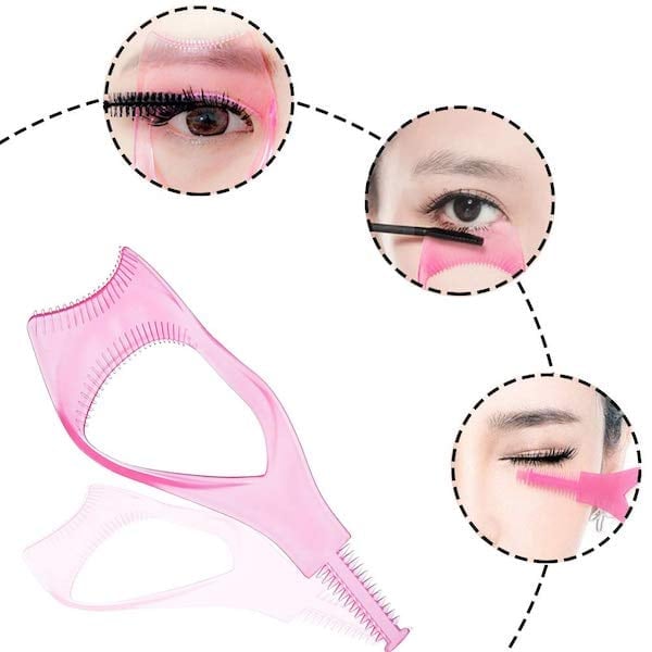 3 in1 Eyelashes Tools Mascara Shield Applicator Guard