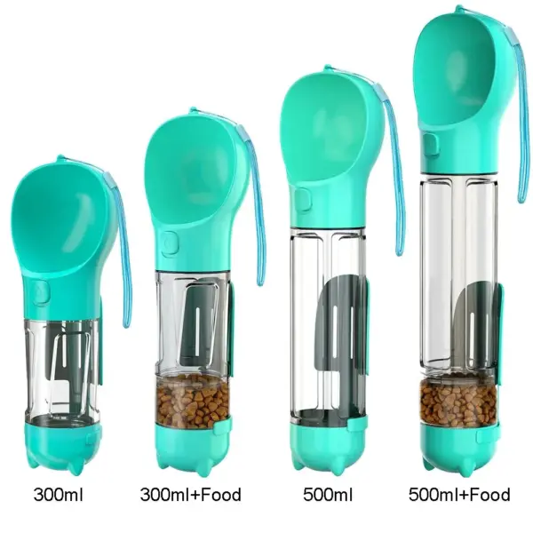 4 in 1 Portable Pet Water Bottle