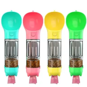 4 in 1 Portable Pet Water Bottle